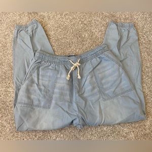 Celebrity Pink denim joggers